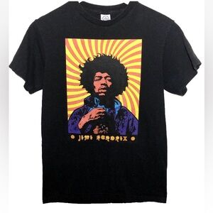 Jimi Hendrix 2013 Tee Shirt Size Small 100% Cotton Black Psychedelic